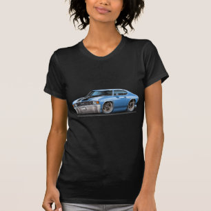 T-shirt Lt 1971-72 de Chevelle Bleu-Noir Car