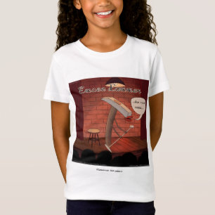T-Shirt LTCartoons Filles Drôle de Matériel Pour Comédie