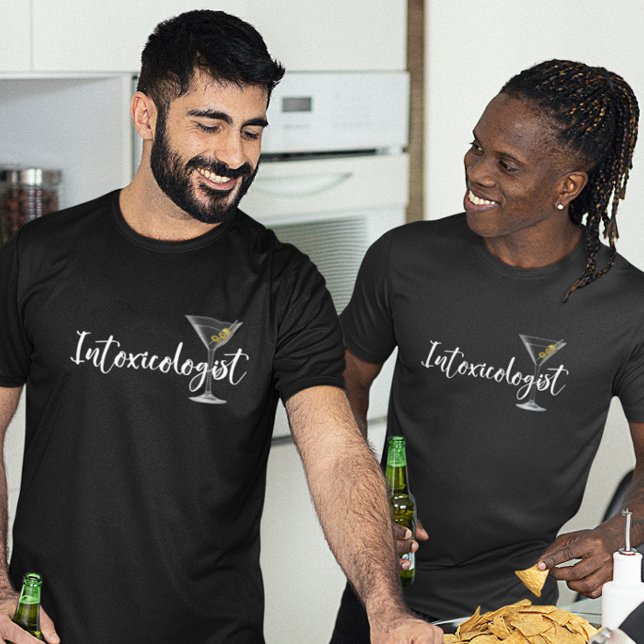 T-shirt L'toxicologue Martini verre Cocktail (Créateur téléchargé)
