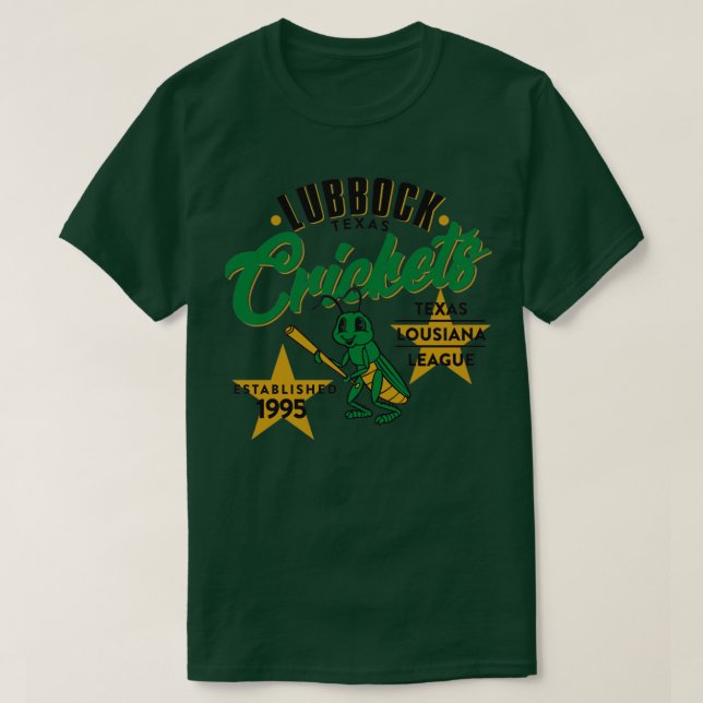 T-shirt Lubbock Crickets Baseball (Design devant)