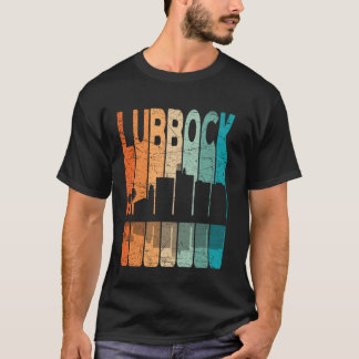 T-shirt Lubbock Lubbock vintage Texas Lubbock Rétro Skylin
