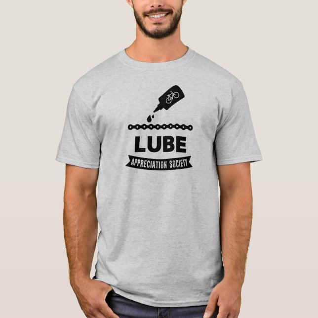 T-shirt Lube Appreciation Society Cycling (Devant)