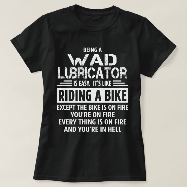 T-shirt Lubrificateur Wad (Design devant)