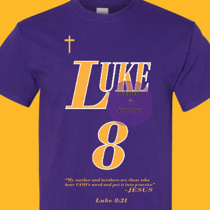 T-shirt Luc 8:21 Écriture biblique - Chrétien - (1de2)