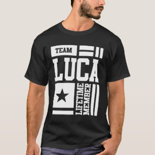 T-shirt Luca Nom personnalisé Anniversaire Cadeau
