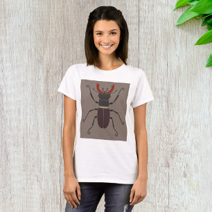 T-shirt Lucane Minimaliste Audacieux Insecte