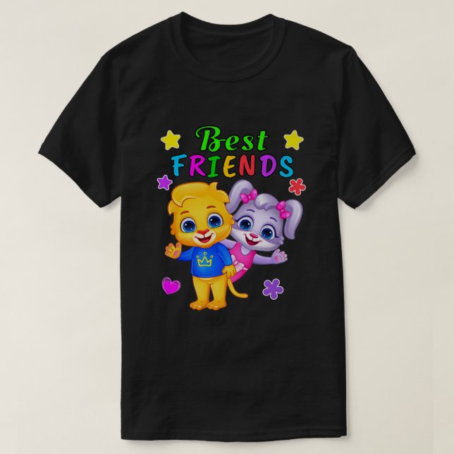 T-shirt Lucas et Ruby meilleurs amis pour toujours par RV  (Design devant)