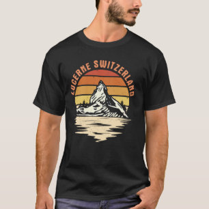 T-shirt Lucerne Suisse Attraction Montagnes suisses Swi