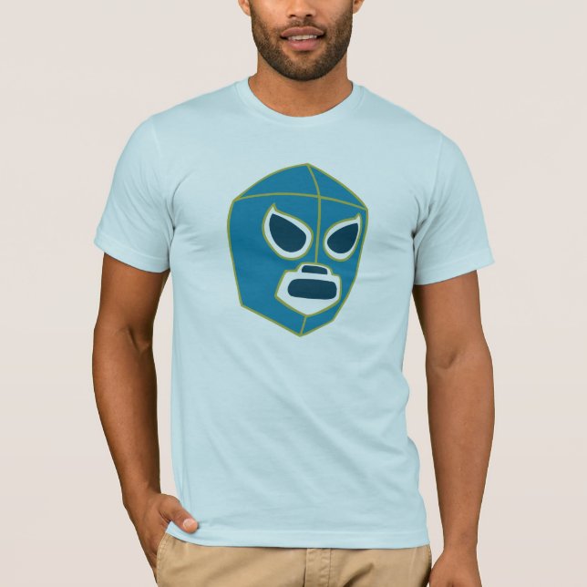 T-shirt Lucha bleu (Devant)