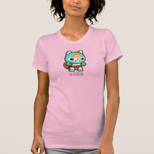 T-shirt Lucha Libre Cat Mask Mexicaine Lutte, La Flecha