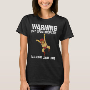 T-shirt Lucha Libre Dessins Hommes Femmes Mexicaine Lutte