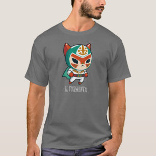 T-shirt Lucha Libre Masque Chat Mexicain Lutte, El Torment