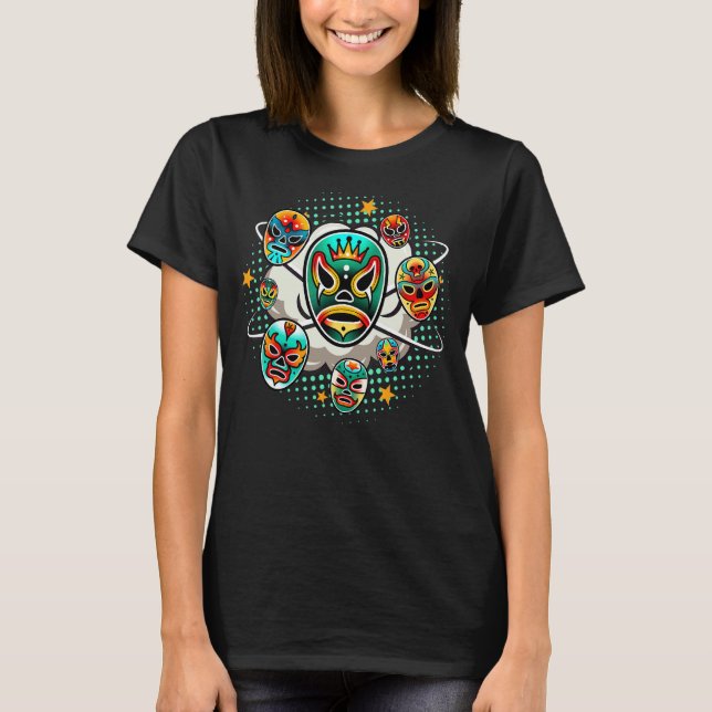 T-shirt Lucha Libre Masque Mexique Luchador Mexique lutteu (Devant)