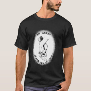 T-shirt Lucifer S'il vous plaît prenez ma main 666 Occult 