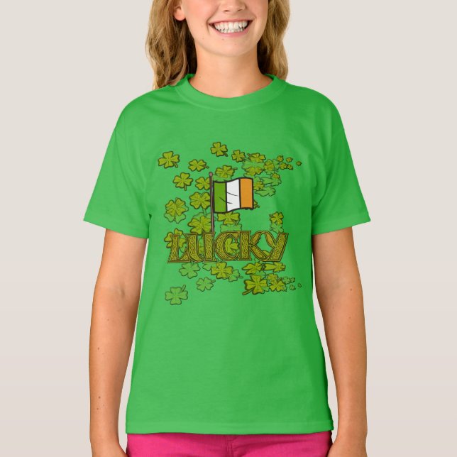 T-shirt Luck of the Irish (Devant)