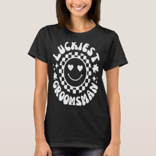 T-shirt Luckiest Groomsman Laissons Lucky Up Bachelorette