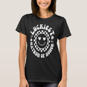 T-shirt Luckiest Matron d'honneur Mme Lets Get Lucked Up B