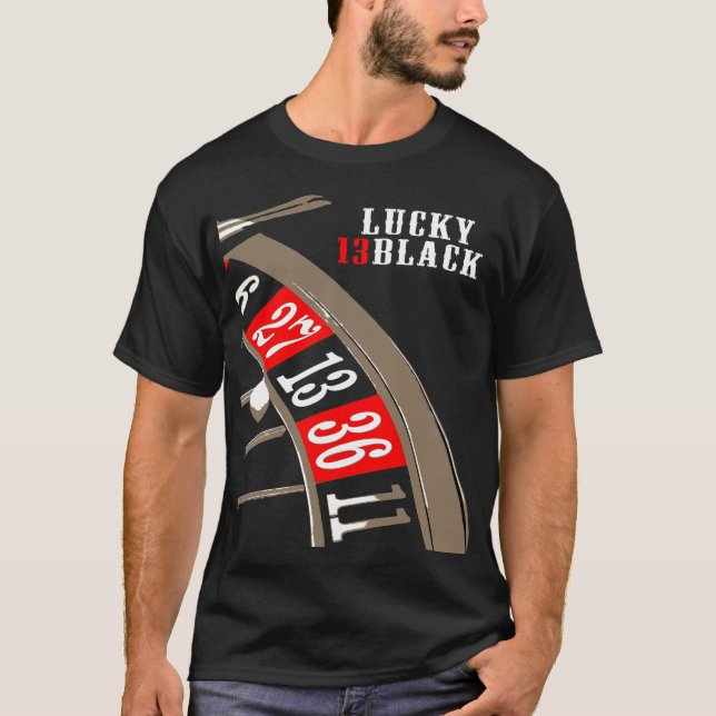 T-shirt Lucky 13black (Devant)