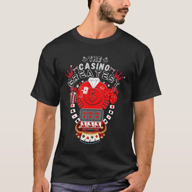 T-shirt Lucky 777 : The Ultimate Casino Experience (Devant)