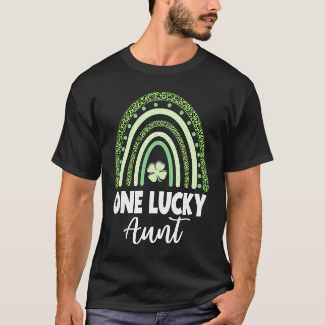 T-shirt Lucky Aunt St Patrick's Day (Devant)
