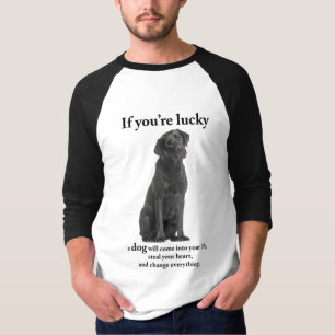 T-shirt Lucky Black Lab