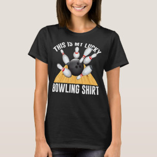T-shirt Lucky Bowling Team Vintage Retro