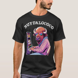 T-shirt Lucky Buffalo Casino Machine à sous BUFFALOOOOO Ga