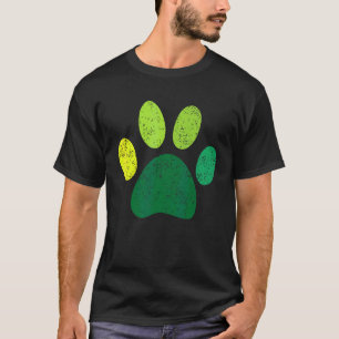 T-shirt Lucky Carlin Paw Dog Irish Mama St Patrick Day