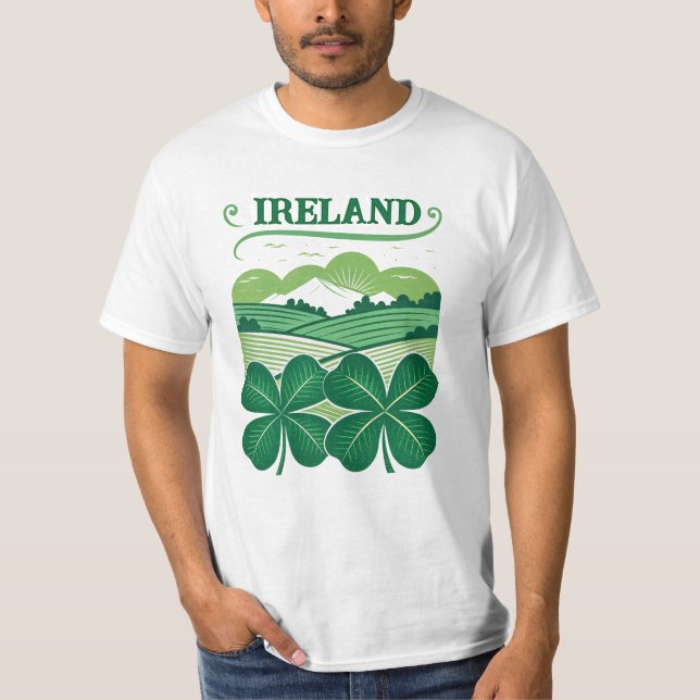 T-shirt Lucky Charm Irlande (Devant)