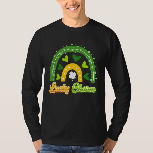 T-shirt Lucky Charm St Patrick's Day (Devant)