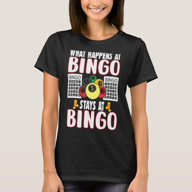 T-shirt Lucky Charms Femmes Hommes Lucky Bingo Gambler 4 (Devant)