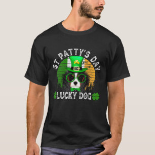 T-shirt Lucky Chien Cavalier King Charles Leprechaun St Pa