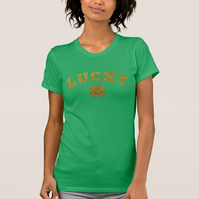 T-shirt Lucky Clover Saint Patricks (Devant)