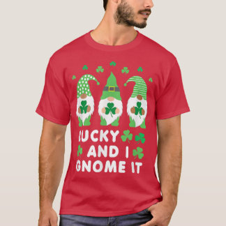 T-shirt Lucky et moi Gnome it St 