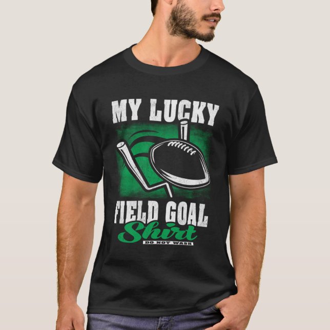 T-shirt Lucky Field Goal Fan Kicker (Devant)