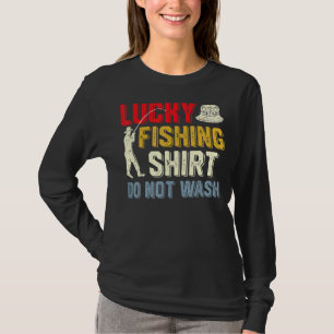 T-shirt Lucky Fishing Tee Funny Fishing Dit Hommes Femmes