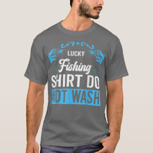 T-shirt Lucky FishingDo Not Wash Vertical jigging