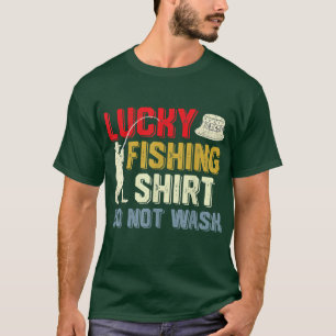 T-shirt Lucky    FishingFunny Fishing Dit Hommes Femmes 