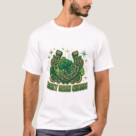 T-shirt Lucky Irish Charm Horseshoe Design