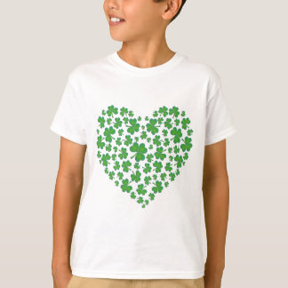T-shirt Lucky Irish Shamrock Heart