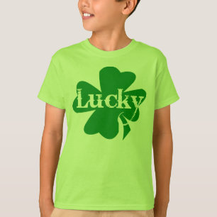 T-shirt Lucky Irish St. Patricks Day Shamrock vert