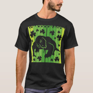 T-shirt Lucky Komodo Dragon Jour de la Saint Patrick anima