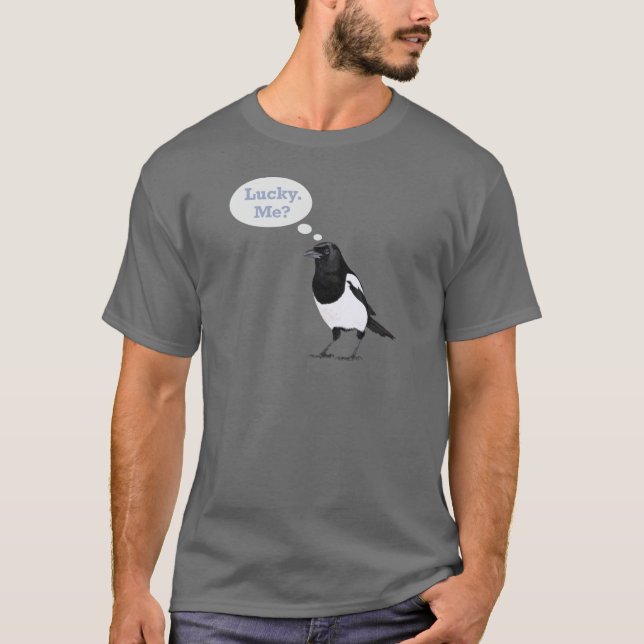 T-shirt Lucky magpie T (Devant)
