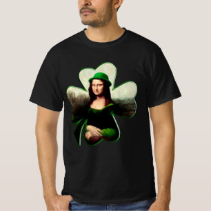 T-shirt Lucky Mona Lisa Saint-Patrick