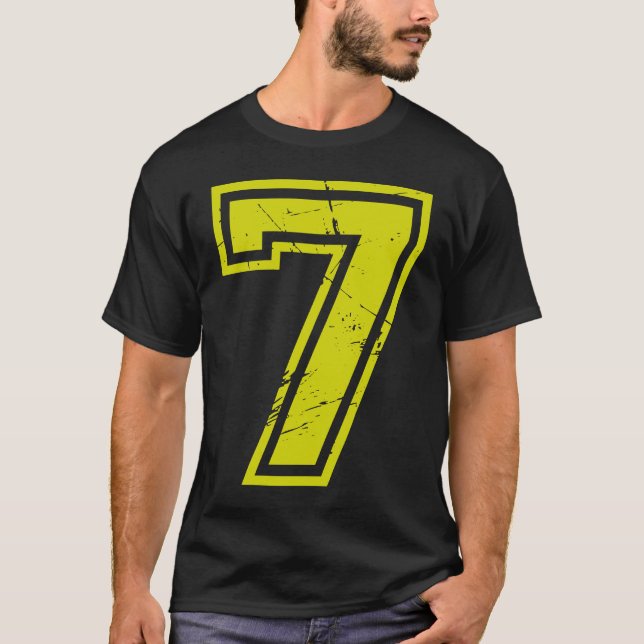 T-shirt Lucky Number 7 Tops (Devant)
