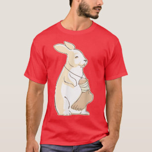 T-shirt Lucky Rabbits pied, soyez chanceux, ayez de la cha
