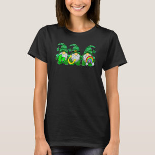 T-shirt Lucky Rainbow Gnome Happy St Patrick's Day Kids Wo