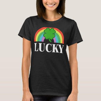 T-shirt Lucky Shamrock St Patrick's Day Saint Paddy's Rain