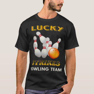 T-shirt Lucky Strikes Bowling Team Retro Men Women Youth 3