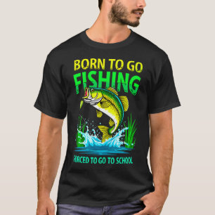 T-shirt Lucky va à la pêche